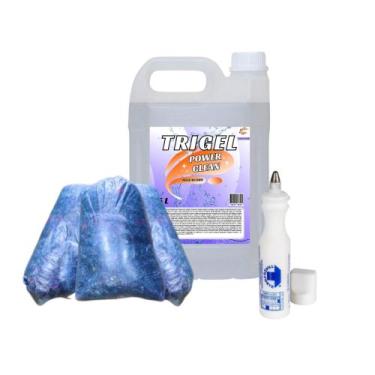 Imagem de Estopa de Azul 2Kg, Marcador Industrial & Multiuso (Power Clean) - Tri
