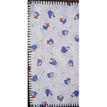 Imagem de Pano de prato sacaria estampada galinhola - Aquim Mimo