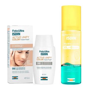 Imagem de Isdin Kit - Protetor Solar Corporal Hydrolotion FPS50 + Clareador Faci
