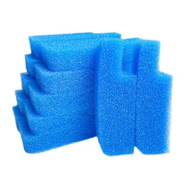 Imagem de SHIGATSU Almofadas de filtro de espuma de esponja de aquário de substituição para filtro Seachem Tidal 35 (12 peças)