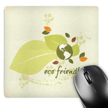 Imagem de 3dRose 20 x 20 x 0,63 cm ecológico Leaf Day Design vetor ecológico (mp_104520_1)