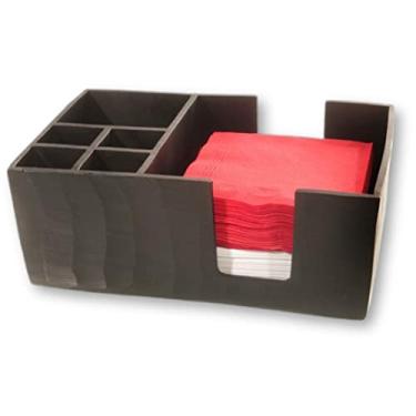 Imagem de Suporte de canudo Steelite para guardanapo, Kenny Mack Resina Coffee Break Hot ou Fria Bar Utensílio Agitador Organizador de Bancada para Serviço de Alimentação Comercial, Café e Restaurante, 25 x 15