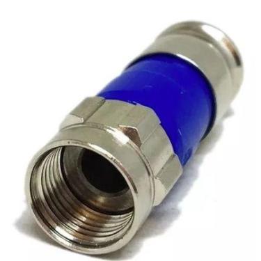 Imagem de Kit 10 conector f compressao rg6 proeletronic cnf60012a - NoBrand