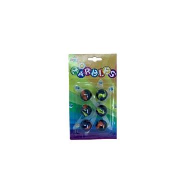 Imagem de BOLINHA COLORIDA 3 - BOLINHA DE GUDE PRETA 24 unidades - Royal Toys