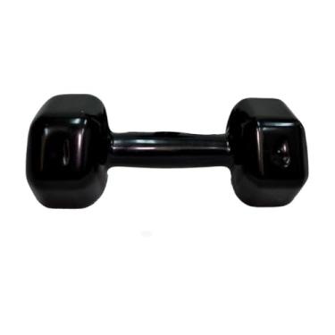 Imagem de Halter Sextavado Emborrachado 4Kg Corpo e Vida Fitness