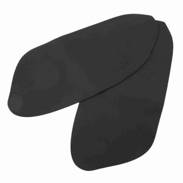 Imagem de Ymiko 2 peças de substituição para painel porta frontal do carro para Accord, microfibra esquerda direita de couro para painel de porta automática apoio de braço (Preto)