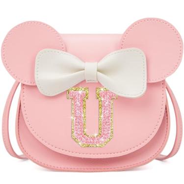 Imagem de OYLOLA Presentes de aniversário para meninas de 3, 4, 5, 6, 7 e 8 anos, bolsa infantil para meninas pequenas, presente para meninas, Rosa-rosa brilhante