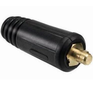 Imagem de Conector Engate Rápido para Inversora de Solda 9mm Macho Para Cabo - B