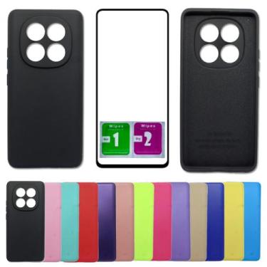 Imagem de Capa Aveludada Para Redmi Poco X7 5g + Pelicula Vidro 3d - Mustangshop