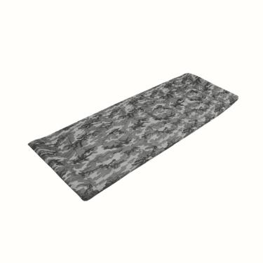 Imagem de Colchonete Adventure Camping Acampamento Solteiro 180x60cm Camuflado Preto e Cinza Aguia