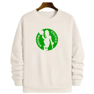 Imagem de Blusa Moletom Gola Basquete Boston Celticss Basketball