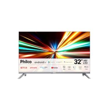 Imagem de Smart TV 32" Philco HD DLED PTV32M9GACGB com Sistema Operacional Android TV, Processador Quad Core, Dolby Audio e Chromecast built in