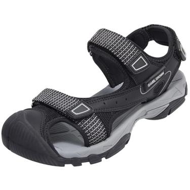 Imagem de CAMEL CROWN Sandálias femininas de caminhada, à prova d'água, bico fechado, sandálias aquáticas, confortáveis, ajustáveis, atléticas, atividades ao ar livre, para o verão, praia, trilhas, trilhas