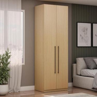Imagem de Guarda Roupa Modulado 80 cm 2 Portas c/ 2 Cabideiros 100%MDF - GenialF