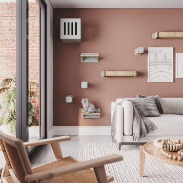 Imagem de Prateleira para Gatos Lion - Tamanho Grande A 19cm x C 38cm x P 23,5cm