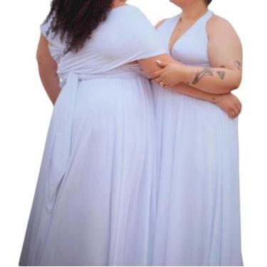 Imagem de Vestido Longo Multiformas Plus Size G1 ao G4 Casamento/Madrinha/Festa 