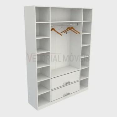 Imagem de Armário Colmeia Cabideiro Gaveta M11 100% Mdf (closet Loja)