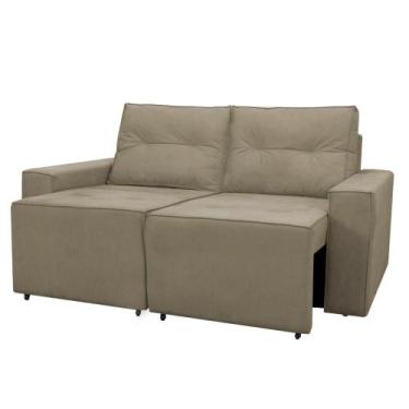 Imagem de Sofá Retrátil 2 lugares 1,80 Confortável Polo - Herrero, Cappuccino