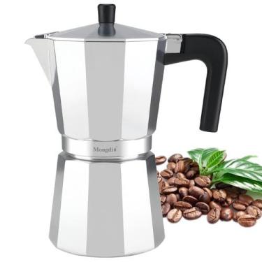 Imagem de Máquina de café expresso para fogão Mongdio Moka Pot 600 ml 12 xícaras