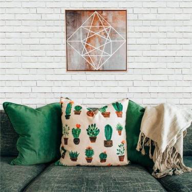 Imagem de Papel de Parede Autocolante Tijolinho Rústico Apollo 250 - Inove Papéi