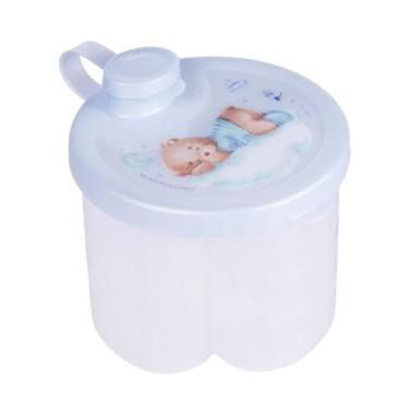 Imagem de Dosador De Leite Em Pó Infantil Decorado Plasútil Bebê (Urso Azul)