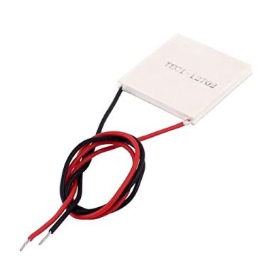 Imagem de uxcell TEC1-12702 2A 12V 23W 40 x 40 x 40 x 4 mm Módulo de placa Peltier Cooler termoelétrico