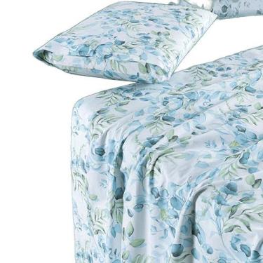 Imagem de Jogo Cama Lençol Casal e Percale 200 Fios 4 Peças - Casa Show Enxovais