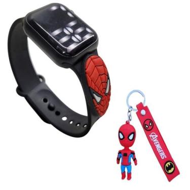 Imagem de Chaveiro Relógio Homem-Aranha Infantil Digi Resiste à Água-P - SMACTUD