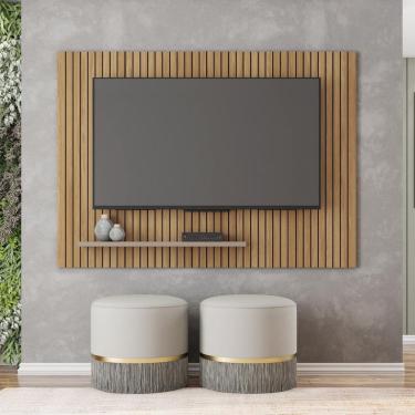 Imagem de Painel Para Tv Até 70" Valença Caemmun Buriti/Fendi