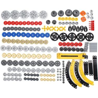 Imagem de SEEMY 233PCS Gear Set for Technic Series Parts Compatible with Lego Technic Parts, DIY Gears Assortment Pack(Liftarm, Pins, Axles, Connectors) for Technic Building Blocks Set (Gear Set)