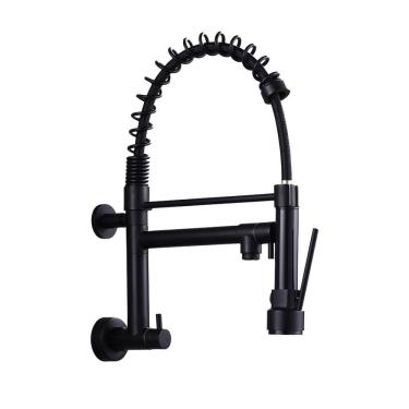 Imagem de Torneira Gourmet 50cm Preta De Parede Belcca Tg50p-pl