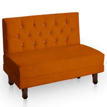 Imagem de Canto Italy Confortável Para Apartamento Cozinha E Restaurantes Suede Cor Terracota