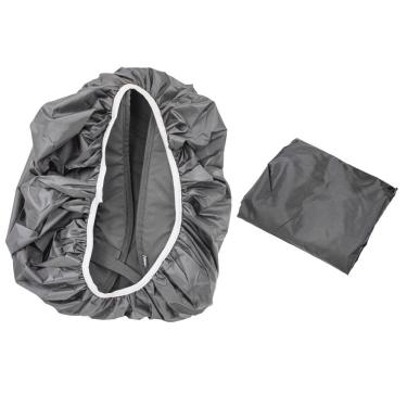 Imagem de Capa De Chuva Para Mochila Impermeavel Motoboy Viagem Mala Elastico Preto