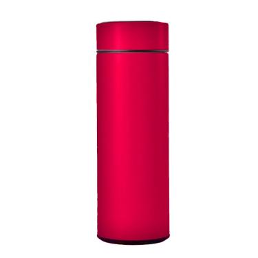 Imagem de Garrafa Térmica Inox 500ml Quente Frio Tampa Vermelho Nº19