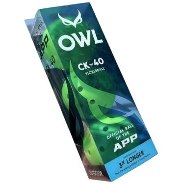 Imagem de OWL Sport, bolas de pickleball, CK-40 Pickleball (pacote com 3) - dura 3 vezes mais, bola de pickleball ao ar livre