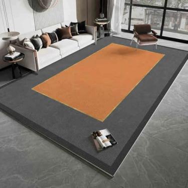 Imagem de Tapete geométrico americano para decoração de casa, tapete grande para salas de estar e quartos, refrescante e que não solta pelos (80 x 160 cm (2,6 x 5,3 pés/NSJR leve-8))