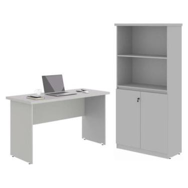 Imagem de Jogo de Escritorio Itália Cinza - CASA H