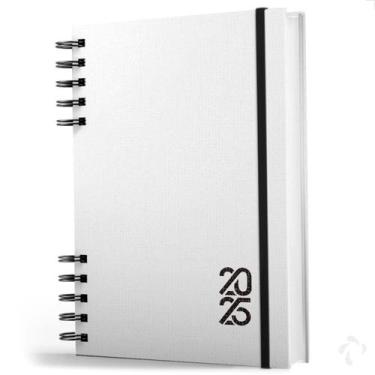 Imagem de Agenda 2025 Capa Dura Negócios E Organização Pessoal Branca - NISTI PR