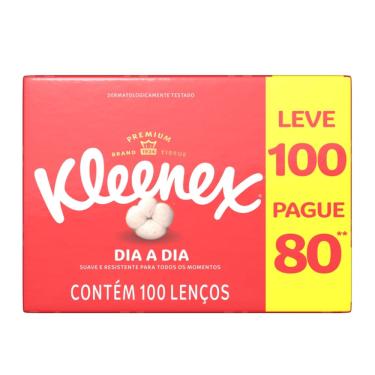 Imagem de Lenços De Papel Kleenex 100 Unidades