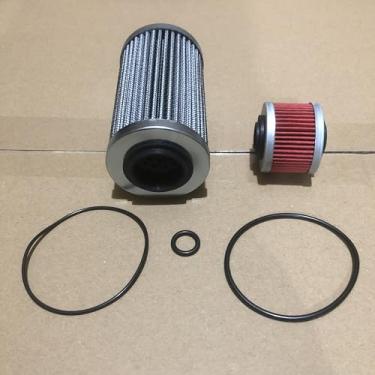 Imagem de BANGTE 420956744 420256455 Kit de filtro para BRP Can-Am Spyder RT RSS SE5 SM6 F3 AEC 1330 filtro de óleo de motor A/T