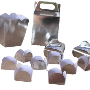 Imagem de Kit Lembrancinhas Laminada Festas Decoração Natal Presente Para Criança Infantil Caixinha de Presente