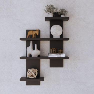 Imagem de Nicho Decoração Sala Quarto Cozinha Organizador Minimalista Branco - B