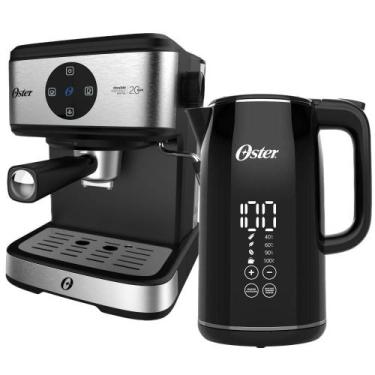 Imagem de Kit Espresso Oster - Cafeteira Double E Chaleira Digital 1,7L 110V, 11