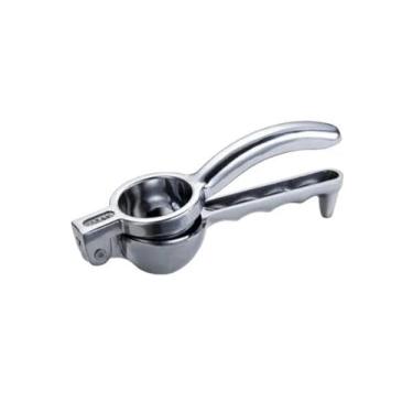 Imagem de Espremedor de limão Harmony Kitchen, alumínio resistente com polimento de aço, extrator manual de suco cítrico, 1 peça