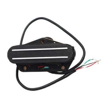 Imagem de predolo Captador Humbucker para guitarra, acessório de ponte dupla, ideal para instrumentos como Guzheng e banjo, Preto 16k