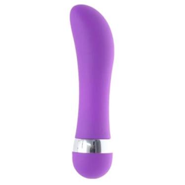 Imagem de Vibrador Ponto G Brinquedo Erótico Penetrável Compacto Discreto com Toque Aveludado [ROXO] PS005E