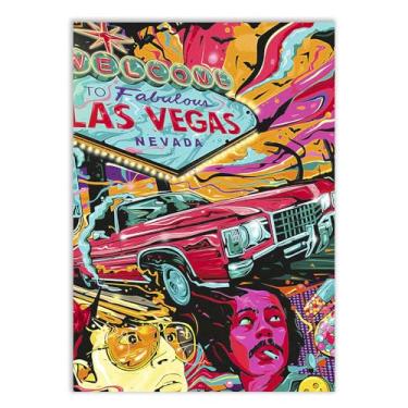 Imagem de Placa Decorativa Bem Vindo A Las Vegas Decoração Poster Quarto Sala