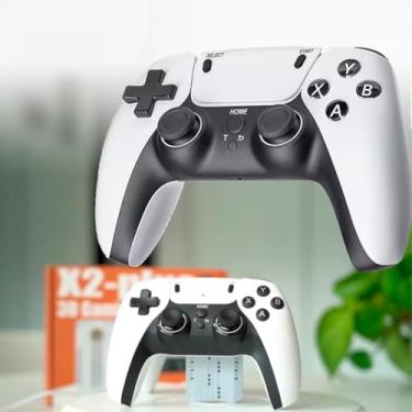 Imagem de Console Video Game 4k Stick Fat 10mil Jogos Retro 2 Controles Sem Fio Progetor