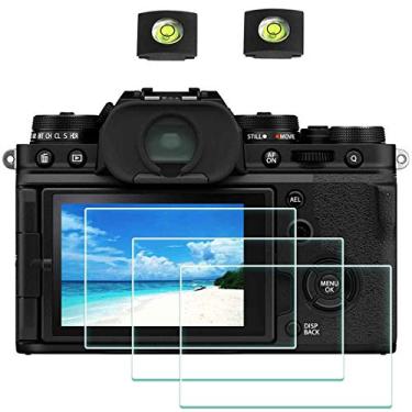 Imagem de ULBTER Protetor de tela para câmera digital Fujifilm X100VI X-T4 X100V Fuji Film XT4 e capa de sapata, 0,3 mm, dureza 9H, vidro temperado, antiarranhões, impressões digitais, antibolhas e poeira