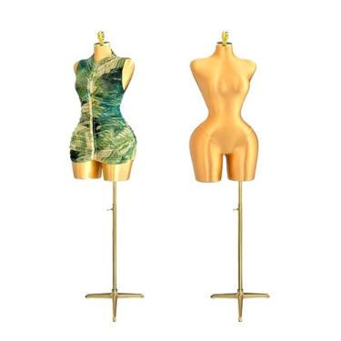 Imagem de Loja de roupas europeias e americanas, manequins de varejo plus size, adequados para roupas íntimas, camisetas, vestidos de noiva(Gold)